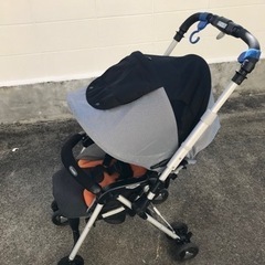 中古◆Combi◆ベビーカー◆ココットコンパクトW◆リクライニン...