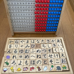 公文　ひらがな積み木　くもん　そろばん　こどもちゃれんじの画像