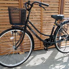 取りにきてくれる方限定。26インチ黒の自転車