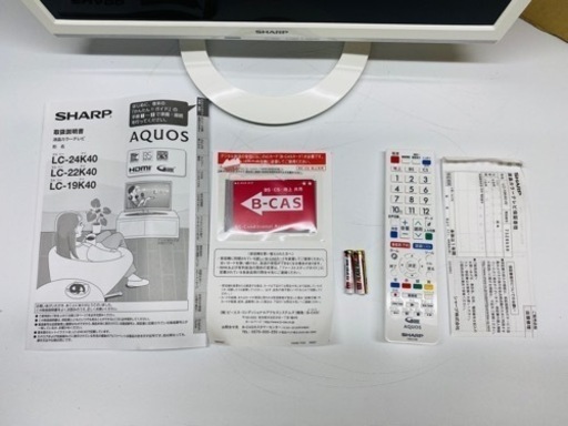 SHARP AQUOS K K40 LC-19K40-W
