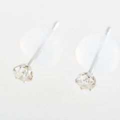 Pt900 ダイヤモンド ピアス ハート&キューピット 品番p21-76