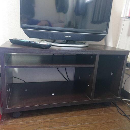 液晶テレビ\u0026テレビ台 合わせて￥1000