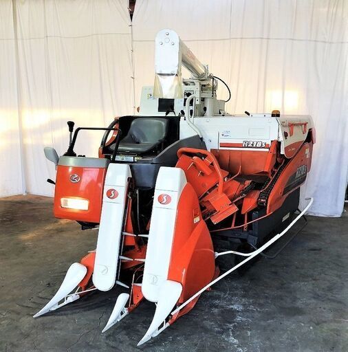 清掃・整備済み クボタ コンバイン R218S AGDW アワー185h 18馬力
