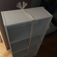 【無料・まとめ受取優先】白いカラーボックス