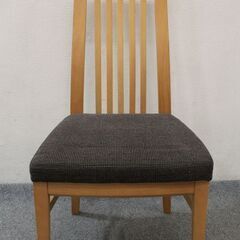 カリモク 食堂椅子 ダイニングチェアセット 4脚 布張り ハイバック