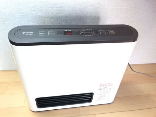 NORITZ/ノーリツ ガスファンヒーター GFH-2402S -W5 木造7畳 RC造9畳用
