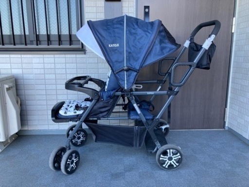 カトージ　2人乗りベビーカー　2人でゴー