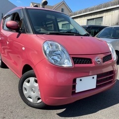最安値★ 8万km ナビ・TV 日産 モコ 綺麗なピンク スマートキーで楽々★の画像