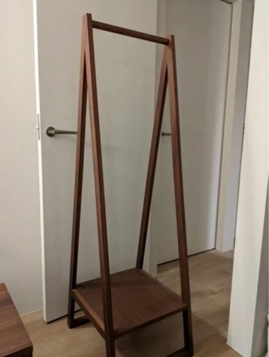 無印良品 ウォールナット材 コートハンガー ラック