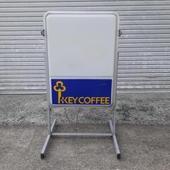 昭和レトロ　レア？　キーコーヒー　電光看板　自立看板　看板