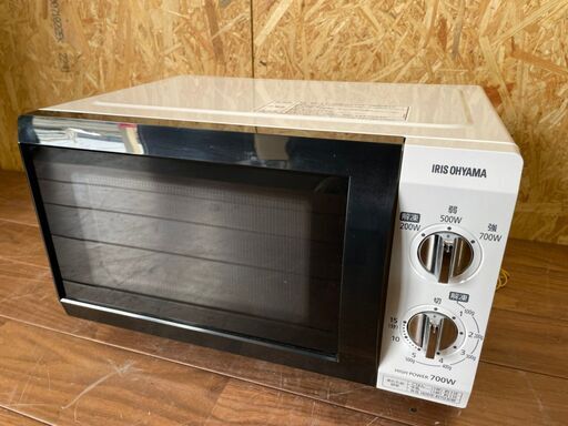 【IRISOHYAMA】アイリスオーヤマ 電子レンジ レンジ フラット 60Hz 専用 IMB-F184-6-W 2018年製.