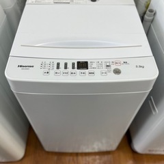 送料・設置込み　洗濯機　5.5kg Hisense 2019年