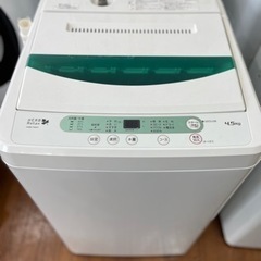 送料・設置込み　洗濯機　4.5kg ヤマダ　2015年