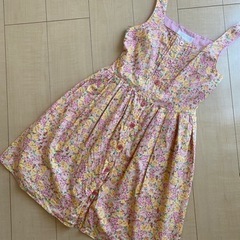 JILL STUART♡ジルスチュアート♡花柄前開きひざ丈ワンピ...