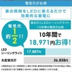 シーリングライトの画像