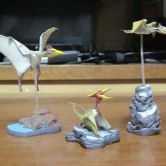 恐竜のフィギアのセット　の画像