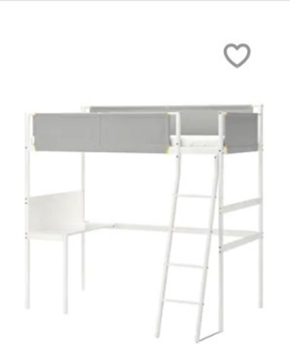 IKEA ロフトベッド　机付き