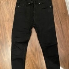 ZARA デニム　黒　スキニー