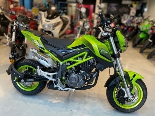新車　ＢＥＮＥＬＬＩ　TNT125 特別色グリーン入荷　正規取扱店　メーカー保証２年メーカーバッテリー保証１年付き
