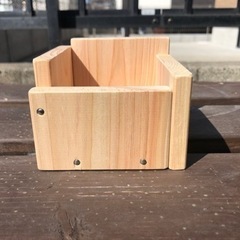 檜の植木鉢　タイプC   ハンドメイドの画像