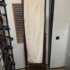鏡台　姿見　鏡　アンティーク　昭和