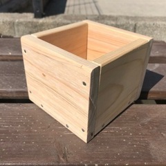 檜の木箱　　ハンドメイドの画像