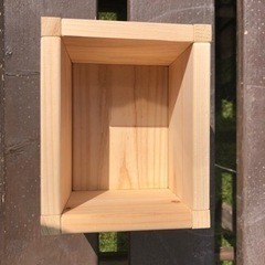 檜の木箱2  ハンドメイドの画像