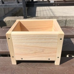 檜の木箱2  ハンドメイドの画像