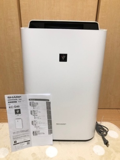 2018年製プラズマクラスター　加湿空気清浄機　KC-G40