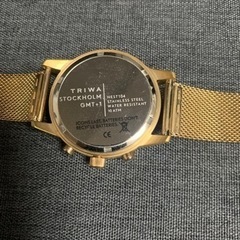 TRIWA トリワ 腕時計 ネヴィル ゴールド×ピンク秒針の画像