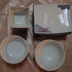 中古　和食器同柄セット
