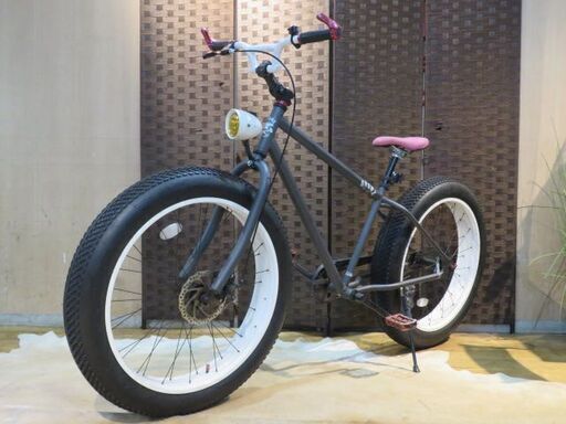 ■BRONX 4.0 ブロンクス 4.0 26インチ ブラック タイヤバリ山! 極太タイヤ ストリート ファットバイク 自転車 札幌発