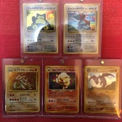 ポケモンカード　ウィンディ　プテラ　カブトプス　カビゴン　ポリゴン　旧裏