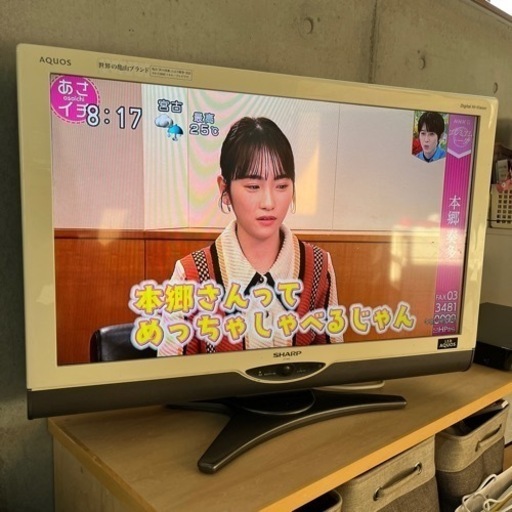 決定しました！32型AQUOSテレビとREGZAレコーダー