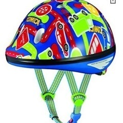 美品　自転車 ヘルメット 子ども用 トミカ　タカラトミーコラボ　...