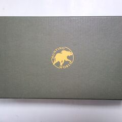 ハンティングワールド長財布 グリーン&ブラウン（中古品）の画像