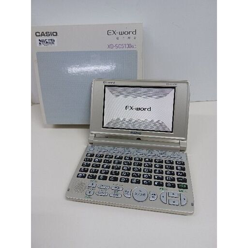 中古 CASIO EX-word 電子辞書 XD-SC5100GD