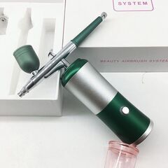 エアーブラシ 充電式  小型 軽量 口径0.3mm 重力式 ガン...