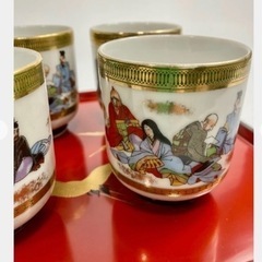 骨董　茶器　酒器　湯呑み　明治期　レトロ　アンティークの画像