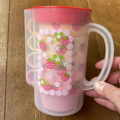 Mother garden  ピッチャー＆コップ4個セットの画像