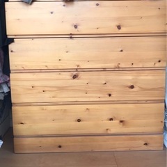 カントリー調木製タンス