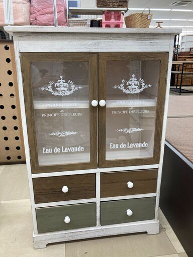 ２枚扉ミニ食器棚