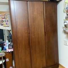 家具タンス茶中古傷あり大容量無料