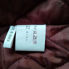 本皮　ムートンコートの画像