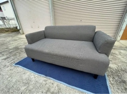 IKEA イケア ソファ 2人掛けソファグレー 602.825.82