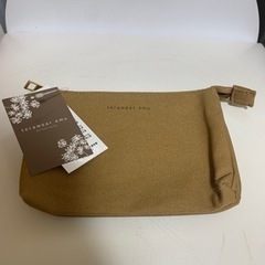✪お話中✪terawear emu   ポーチ①薄茶？  新品未使用