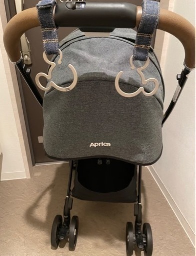 アップリカ　ラクーナ クッション フリー　ベビーカー　グレー　2021年モデル　Aprica