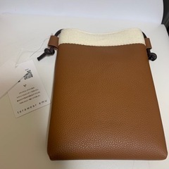 terawear emu  スマホショルダーバッグ②  茶色  新品未使用の画像