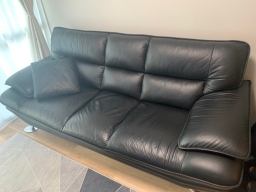 本革ソファ(3名掛け)