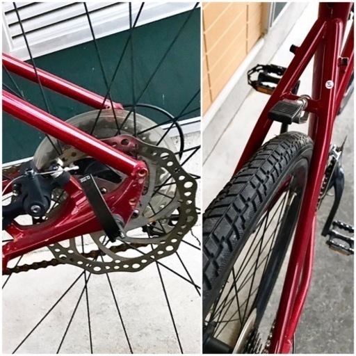 FUJI フジ KLUMSY ディスクブレーキ 自転車 クロスバイク クロモリ ロードバイク マウンテンバイク